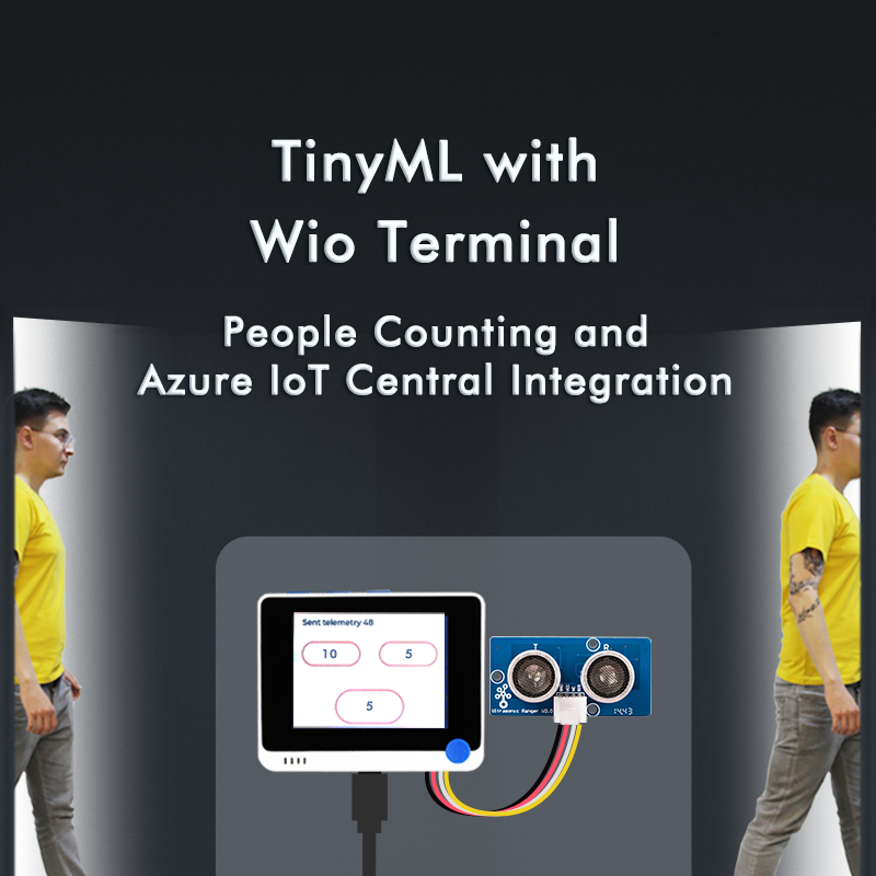 People Counting System built with Wio Terminal and Ultrasonic Sensor  Custom PCB nebulizer pcba computer pcba customize