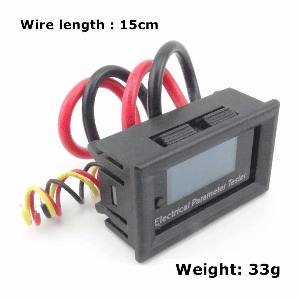 Custom 00V/20A 7in1 OLED Multifunction Tester Voltage Current Time Temperature Capacity Voltmeter Ammeter Electrical Parameter Meter Manufacturer