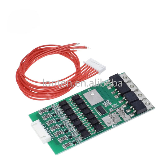 Custom Bms 7S Li-ion Lithium 18650 Battery Protection Board 24V 20A Battery Balancer With Matching Cable Automatic Protection Function Manufacturer