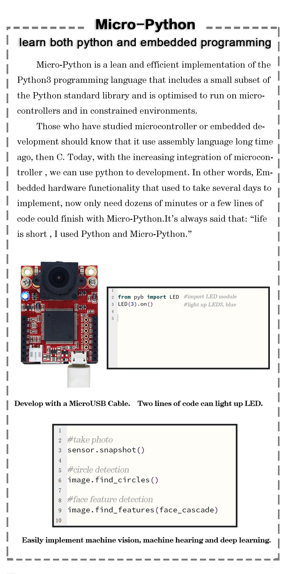 pyAI- MV4 STM32 Development Board Camera Module Compatible OpenMV Cam H7   Custom PCB pcba control board 52v power supply pcba customize