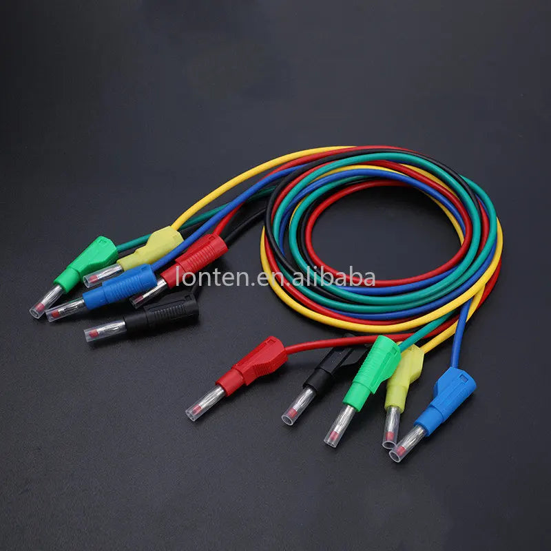 Custom Custom 4mm Safety Banana Plug Soft Silicone Test Line High Voltage Transparent Sheath Short Wiring Multi-meter Plug Retractable Manufacturer