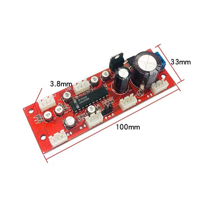LM1036 Preamp Tone Conrtol Pre amplifier Audio Tone Preamplifier Board Balance Equalizer  audio amplifier pcb assembly customize