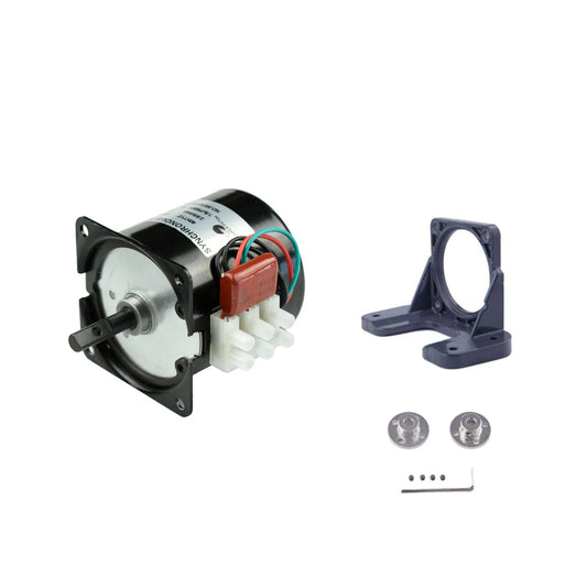 Custom 60KTYZ 220V 1.2RPM/2.5PM/5RPM/10RPM/20RPM/30RPM/50RPM Synchronous Gear Motor with Fixed Bracket and Flange Coupling Manufacturer