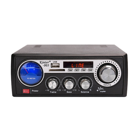 2*60W FM Radio Mp3 Player Audio Power Amplifier HiFi Equalizer Car Home Theater Music AMP Mp3 Decoder pcb assembly