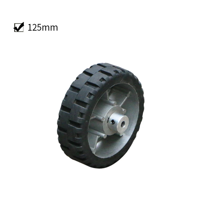 Custom PCBA Solid Rubber Load-bearing Wheel Active Wheel Intelligent Small Wheel Driving tire Unmanned Vehicle AGV No Inflation Manufacturer