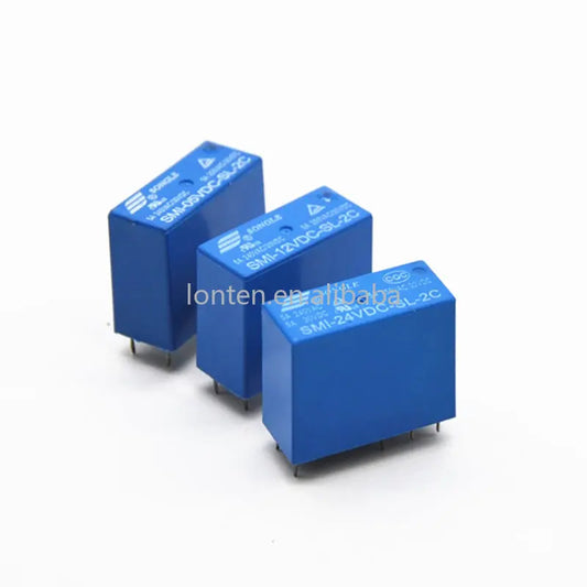 Custom 2PCS SMI-05VDC-SL-2C SMI-12VDC-SL-2C SMI-24VDC-SL-2C 8pin 5A 250VAC/30VDC 5VDC 12VDC 24VDC Power Relay New Manufacturer