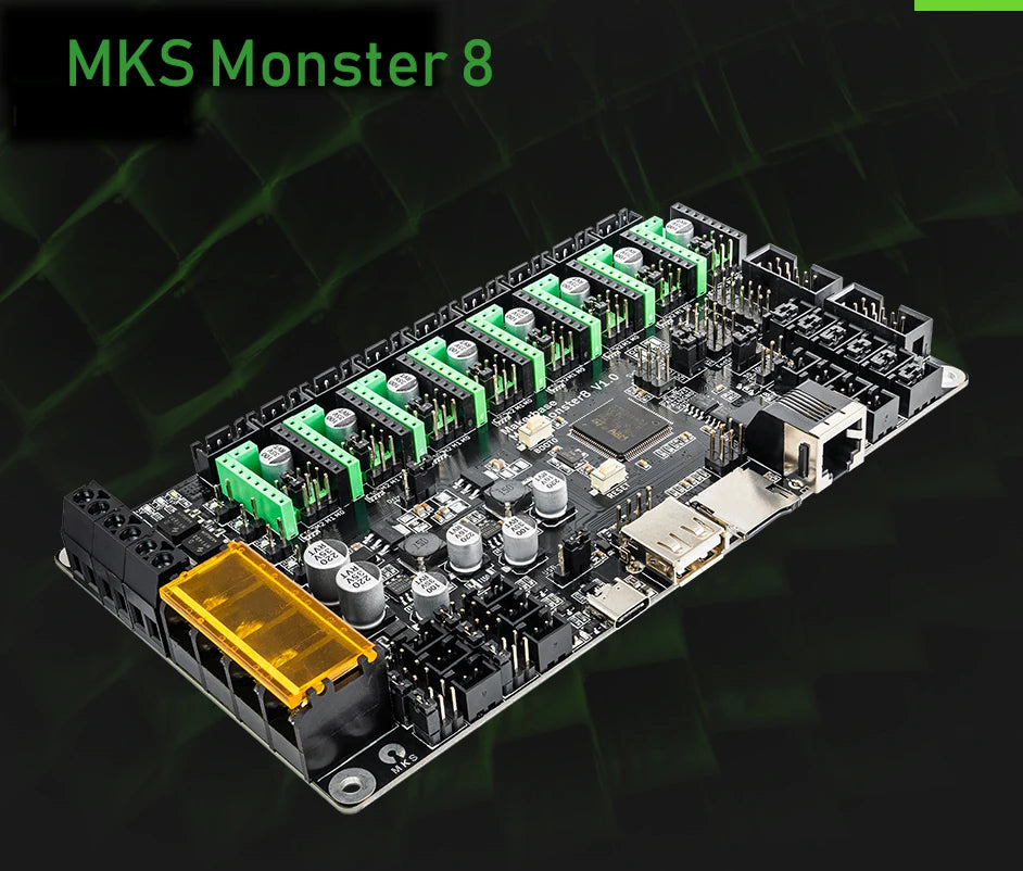 Custom Makerbase MKS Monster8 32Bit Control Board 3D Printer parts TMC2209 for Voron VS Spider Octopus Manufacturer