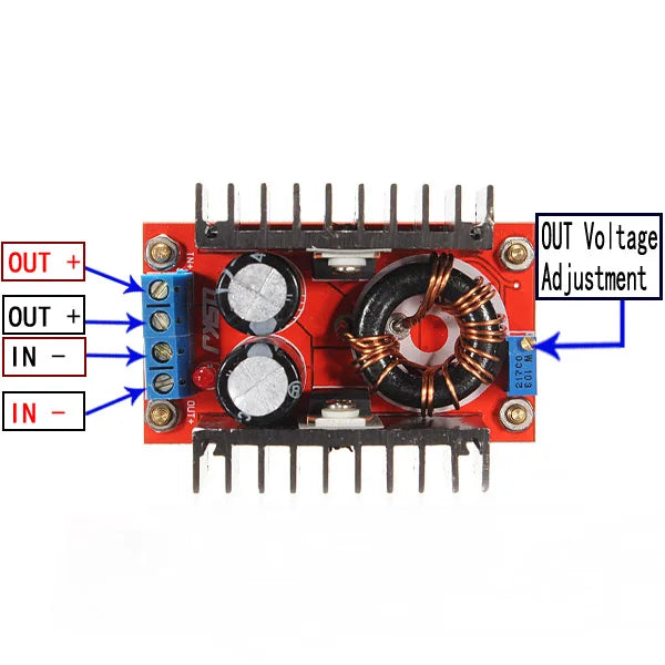 Custom Custom DC-DC 10-32V To 12-35V 150W Boost Adjust Module Mobile Specializing in the production of flexible circuit board RoHS Manufacturer