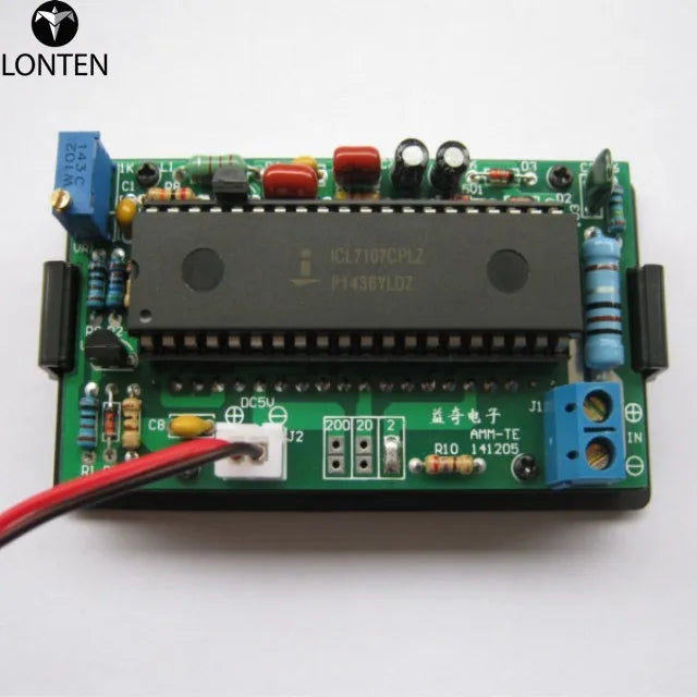 Custom Lonten Hot Sell ICL7107 Digital Ammeter DIY Kit Electronic Learning Kit header Manufacturer