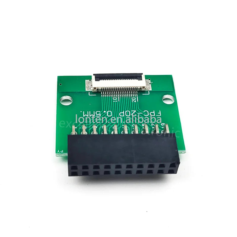 Custom FFC/FPC 0.5mm Connector SMT Adapter to DC3 Female Header 2.54mm Pitch Through Hole Cable 6 8 10 12 20 24 30 40 PIN Manufacturer