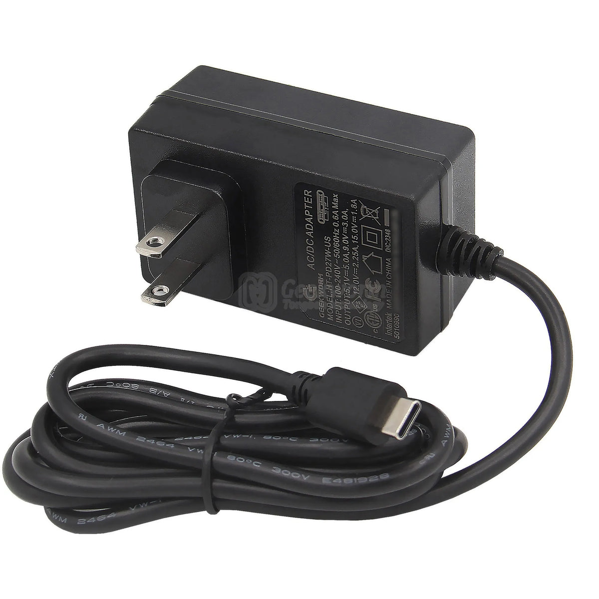 Custom  Raspberry Pi 5 USB-C Power Supply, PD 27W Type C Power Adapter for Raspberry Pi 5
