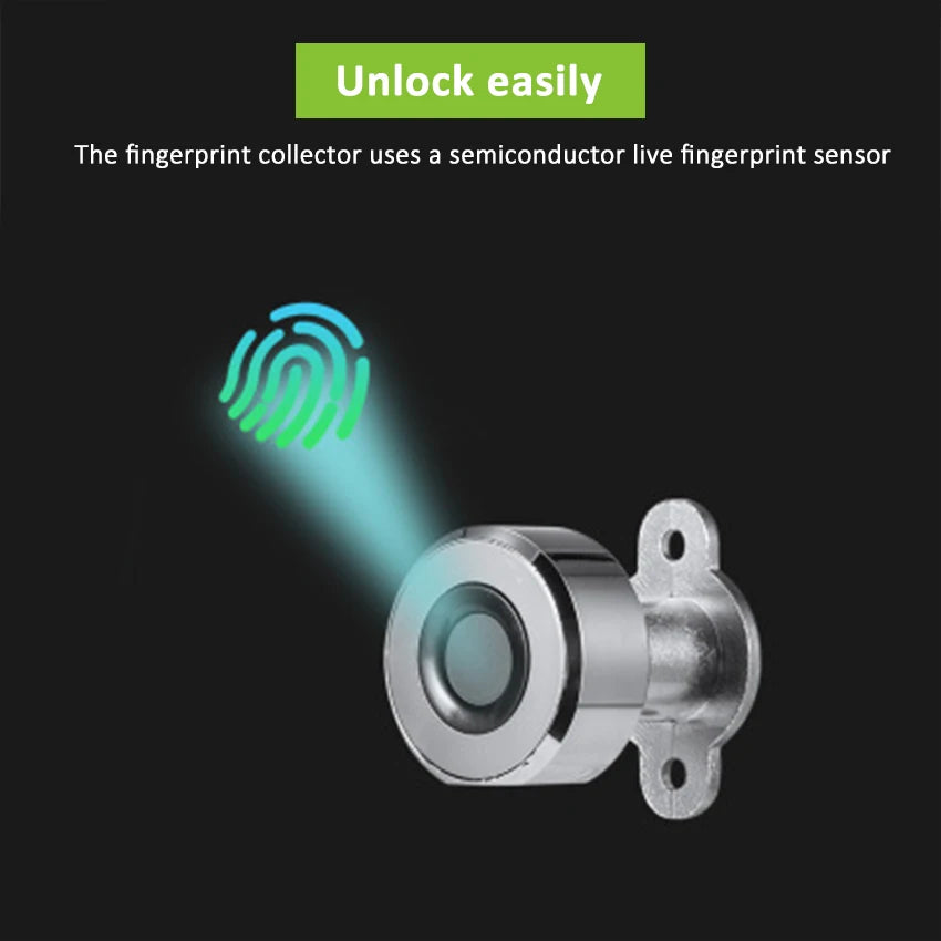Custom Lonten office furniture Mini SmartKeyless Electronic Biometric wardrobe door drawer fingerprint Smart Lock Manufacturer