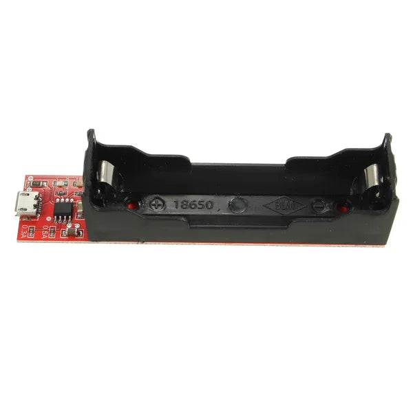 Custom 1 slot 18650 Battery Charging Holder Charging Board TP4056 0.3A / 0.5A / 0.8A with Protection Board Manufacturer