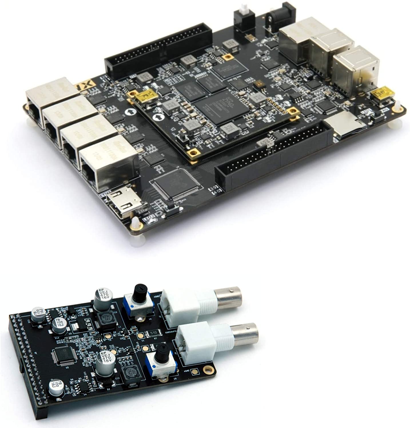 AX7021 Brand Zynq-7000 Artix-7 FPGA SoC Zynq XC7Z020 Development Board 32G EMMC 5 Ports Ethernet