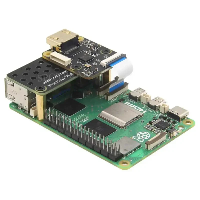 X1300 X1300-A2 Raspberry Pi 5 HDto CSI-2 Shield 1080P 60fps Audio Video Also