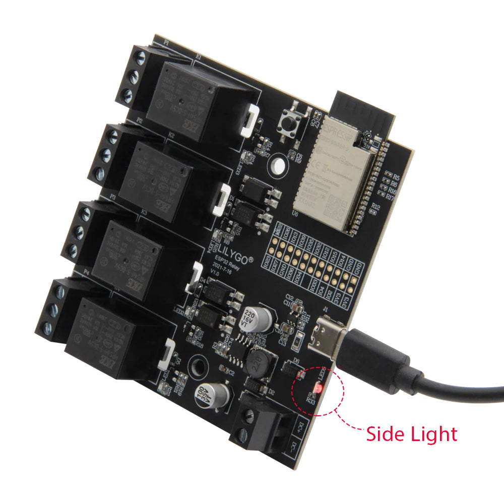 Custom  TTGO T-Relay ESP32 Chip DC 5V 4 Groups Relay 4MB Flash IoT Relay support WiFi BT Manufacturer