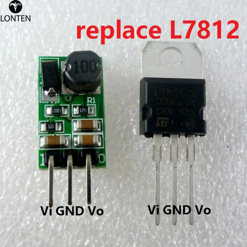 Custom 4012SA_12V 10W 14-40V 24V to 12V Voltage Regulator DC Step-Down Buck Module replace LM7812 L7812 RS485 Relay Wireless Control Manufacturer