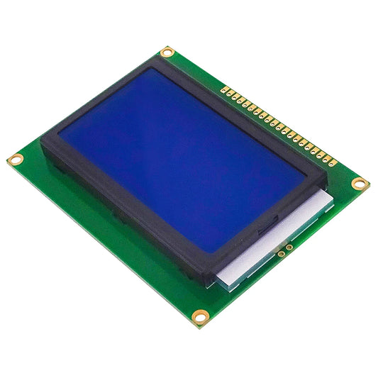 Custom 128*64 DOTS LCD module 5V blue screen 12864 LCD with backlight ST7920 Parallel port LCD12864 Manufacturer