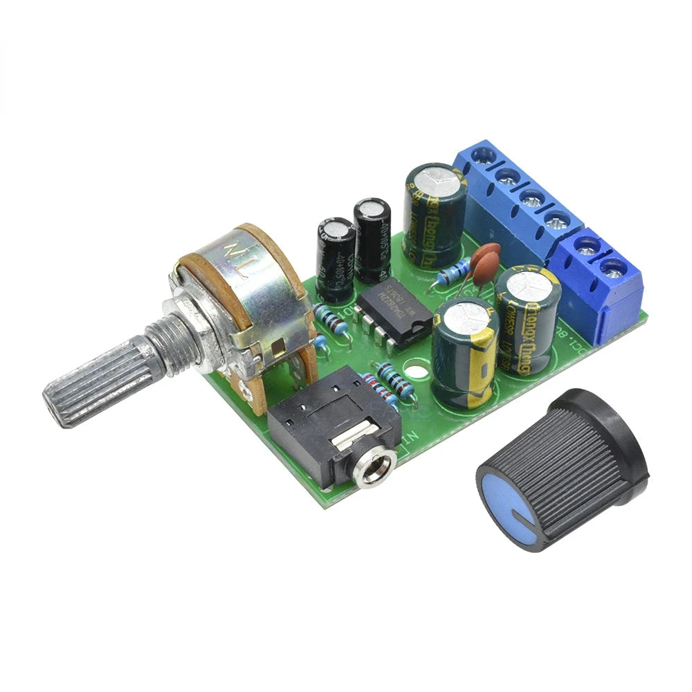 Custom LT-TDA2822M TDA2822 Amplifier Board DC 1.8-12V 2.0 Channel Stereo Mini AUX Audio Board Amplifier Module Manufacturer