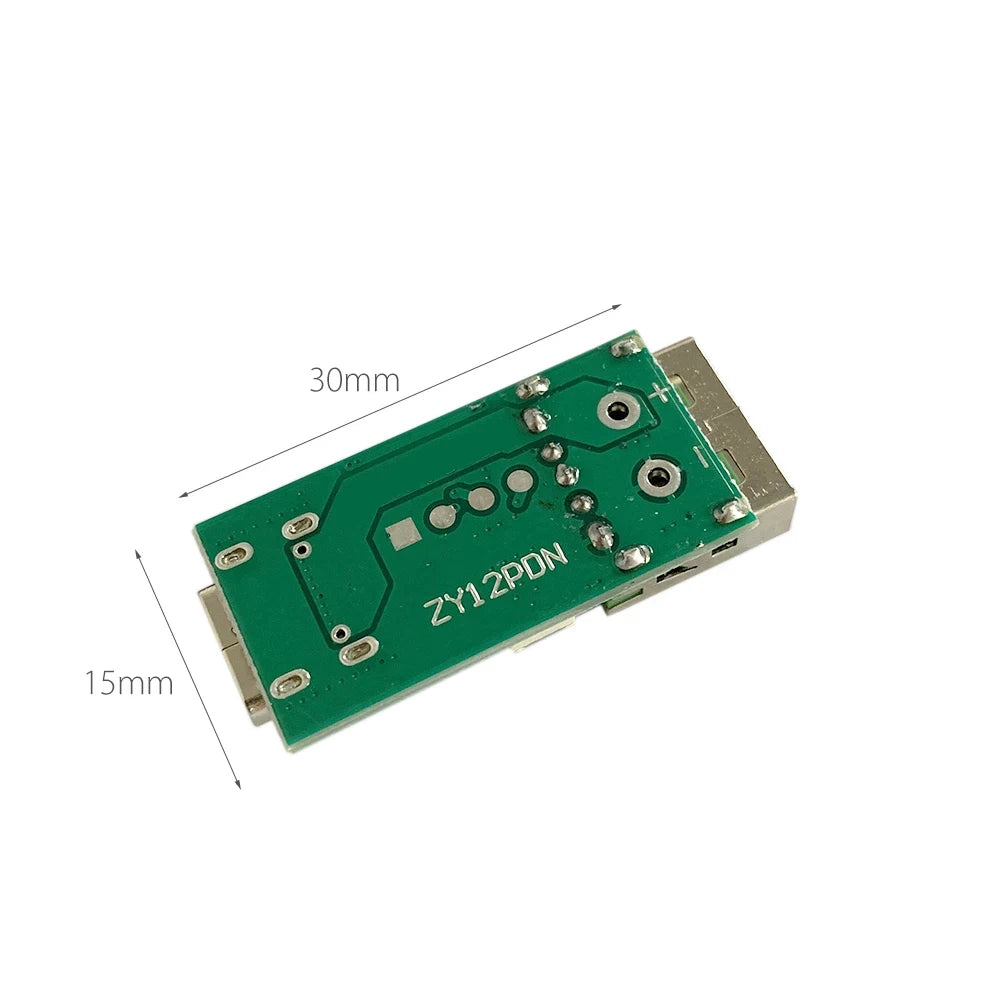 Custom (USB Connector) ZY12PDN PD DC Decoy Detection Type-C PD2.0 3.0 Fast Charging Trigger Module Polling HID Programming Module 5A Manufacturer