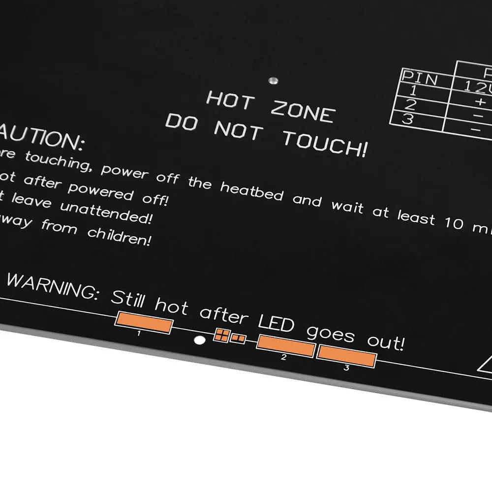 Custom MK3 Mk2 heating Bed 12V 24V Parts For Reprap Mendel HotBed 3D Printers Part 220*220mm Aluminium Plate 3mm heating PCB Manufacturer