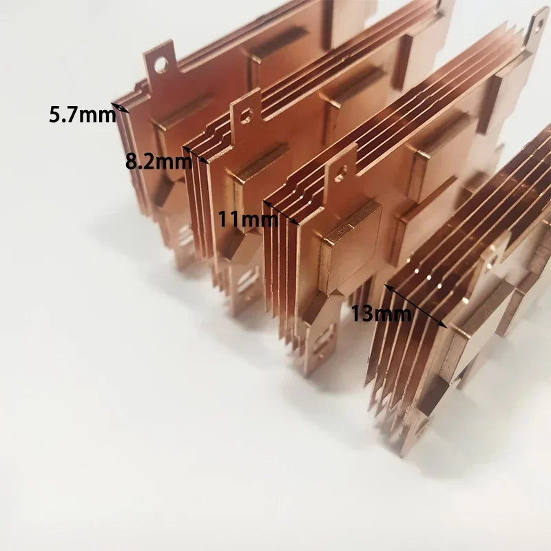 Raspberry Pi 5 Active Cooler Full Copper Heatsink Cooling Fins Copper Case Fan Radiator for Raspberry Pi 5