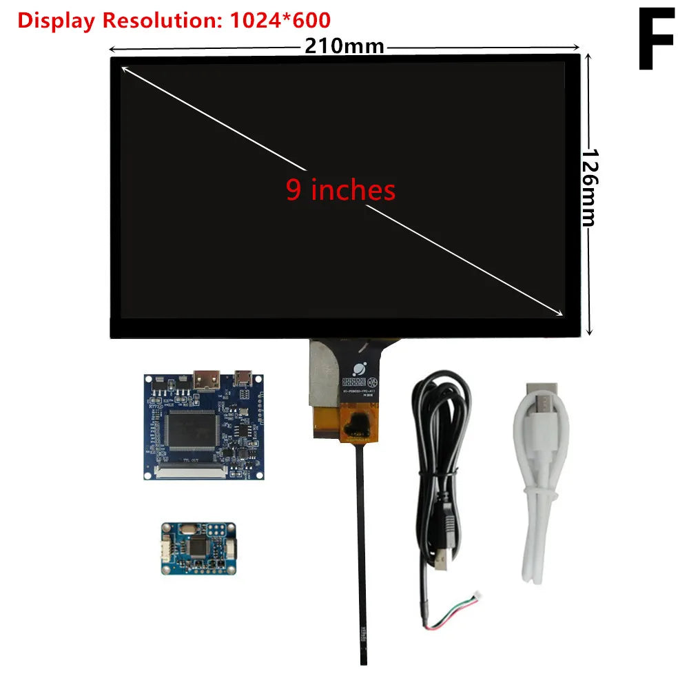 Custom 3.5/4.3/5/6.5/7/8/9/10.1 Inch Multipurpose Portable LCD Display Screen Monitor Driver Control Board Digitizer Touchscreen Manufacturer
