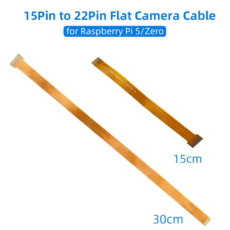 1PCS Raspberry Pi 5/Zero Camera Cable 15-22 Pin FFC Flexible Flat Cable for 5MP/8MP Cameras