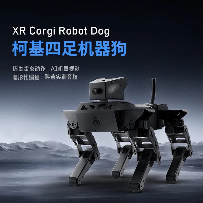 Custom Lonten Quadruped bionic ESP32 robot dog Corgi mechanical dog intelligent programming robot AI vision ROS Raspberry Pi Manufacturer