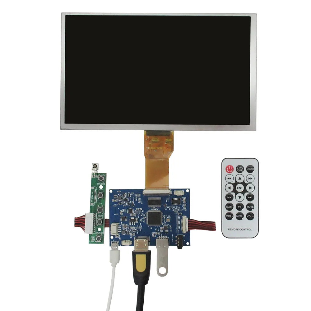 Custom 9 Inch 1024*600 LCD Screen Display Monitor Driver Control Board U Disk HD For Raspberry Banana/Orange Pi Mini Computer PC Manufacturer