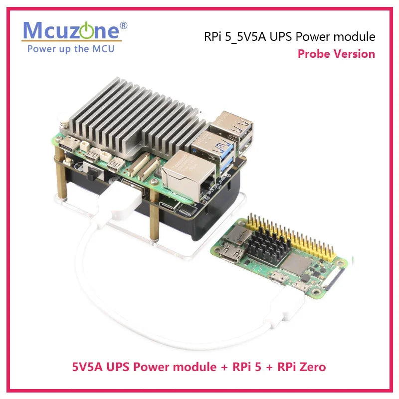 Raspberry Pi 5 UPS Power Module,21700 5V5A, Output USB-C with PD Negotiation Function Custom