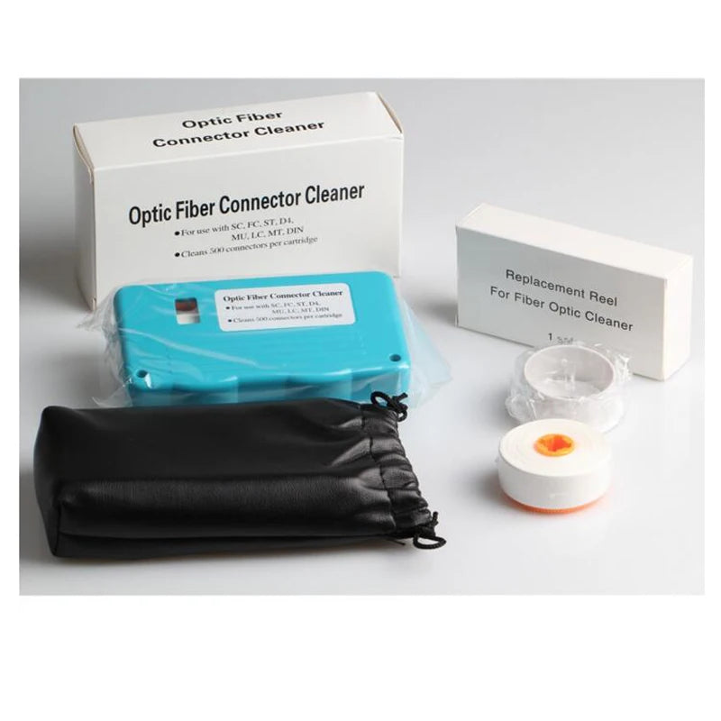Custom Optical Fiber Connector Cleaner/Fiber Optic Conector Cleaning Cassette, 500 times Cassette Cleaner/ Fiber Optic Cleaning Box Manufacturer