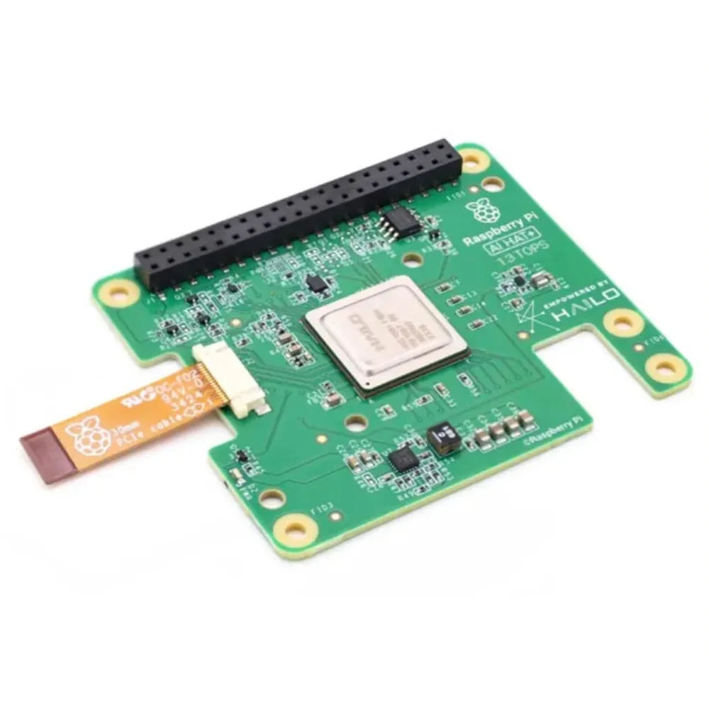 Official Raspberry Pi 5 AI HAT+ Artificial Intelligence Kit with Hailo8l/Hailo8 Accelerator Module, 13Tops/26Tops Custom