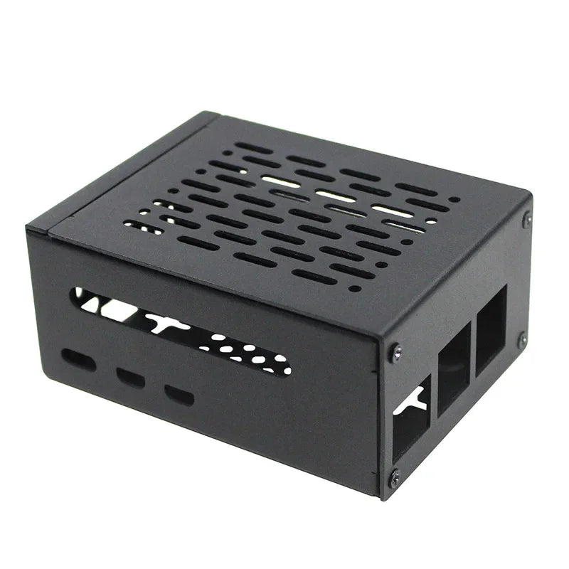 Raspberry Pi 5 PCIe to M.2 SSD Metal Enclosure - NVMe Heatsink Case for High-Speed Storage Expansion