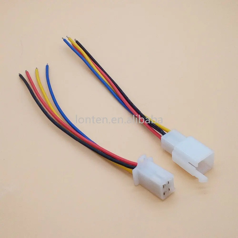 Custom 5set 2.8mm 2/3/4 Pin Male Female Plug Car Terminal Wire Connector Block Socket Terminal wire Length 15cm Manufacturer