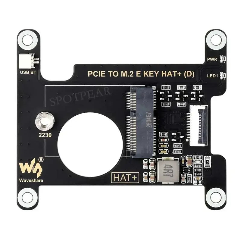 Raspberry Pi 5 PCIe To M.2 E KEY NGFF USB BT For BE200/AX210/AX200/RTL8822CE