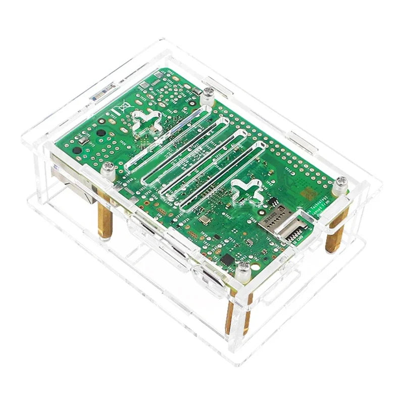 For Raspberry Pi 5 Acrylic Case Transparent Case For Pi 5 B