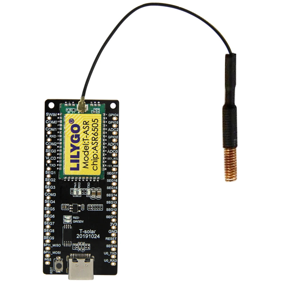 Custom TTGO T-Solar 433MHz Solar Power Development Board STM8L152 CPU SX1262 Lora With Antenna Custom PCB pcba bom gerber files Manufacturer