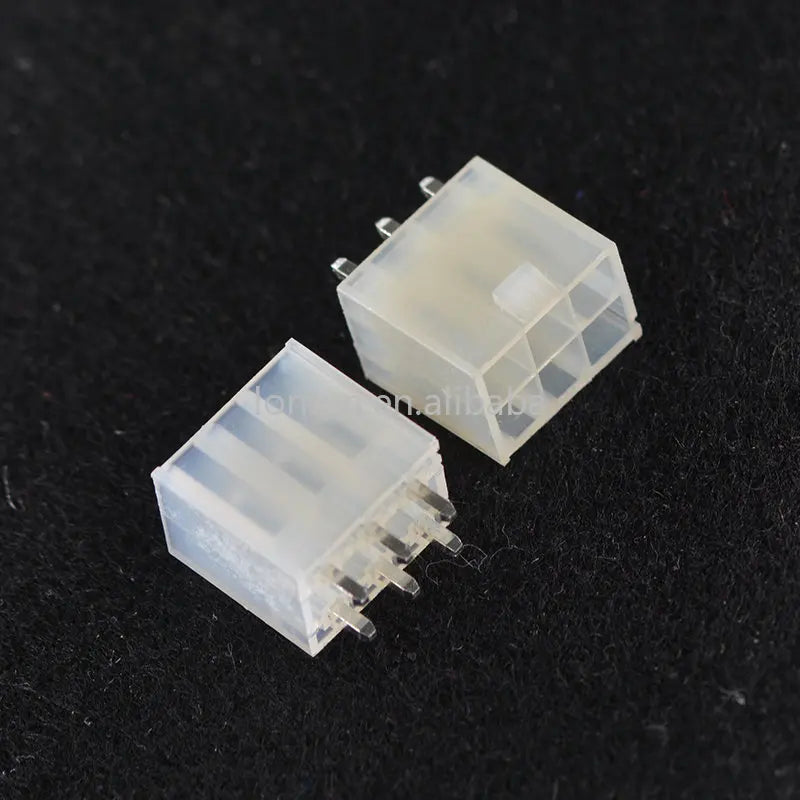 Custom 10pcs/lot 5569 For 5557 connector 4.2mm pitch double row buckle 180 degree straight needle ATX power socket connector Manufacturer