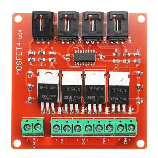 Custom Channel Way V4.0+ MOSFET Switch Module for Arduino DC Motor Drive Dmimmer Relay Board Custom Four Channel 4 LONTEN Manufacturer