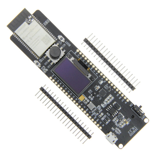 TTGO T-Controller ESP32-WROVER 4MB SPI Flash And 8MB PSRAM 0.96OLED Five-Way Button 18650 Battery Holder led light bulb pcba customize