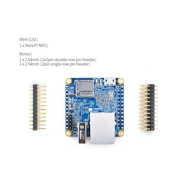 Custom NanoPi NEO Open Source Allwinner H3 Development Board Super Raspberry Pie Quad-core Cortex-A7 DDR3 RAM 512MB Custom PCB pcba led Manufacturer