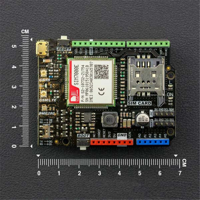 SIM7000E NB-IoT/LTE/GPRS/GPS Expansion Shield Custom PCB pcba internet radios charger module pcba customize