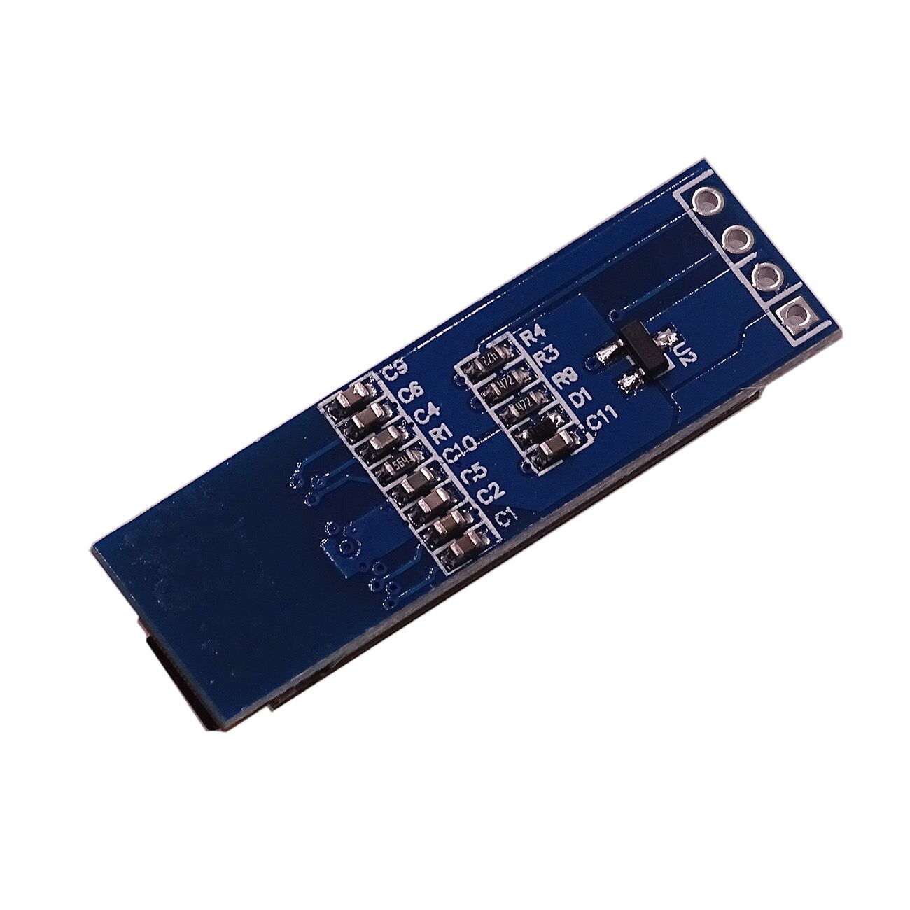 0.91 inch white and blue color 128X32 OLED LCD LED Display module 0.91" IIC Communicate Custom