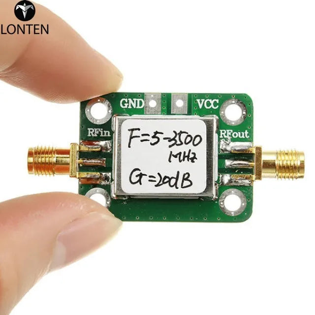 Custom Lonten LNA 5-3500MHz 20dB Gain Broadband Low Noise RF Amplifier With Shielding Shell Manufacturer