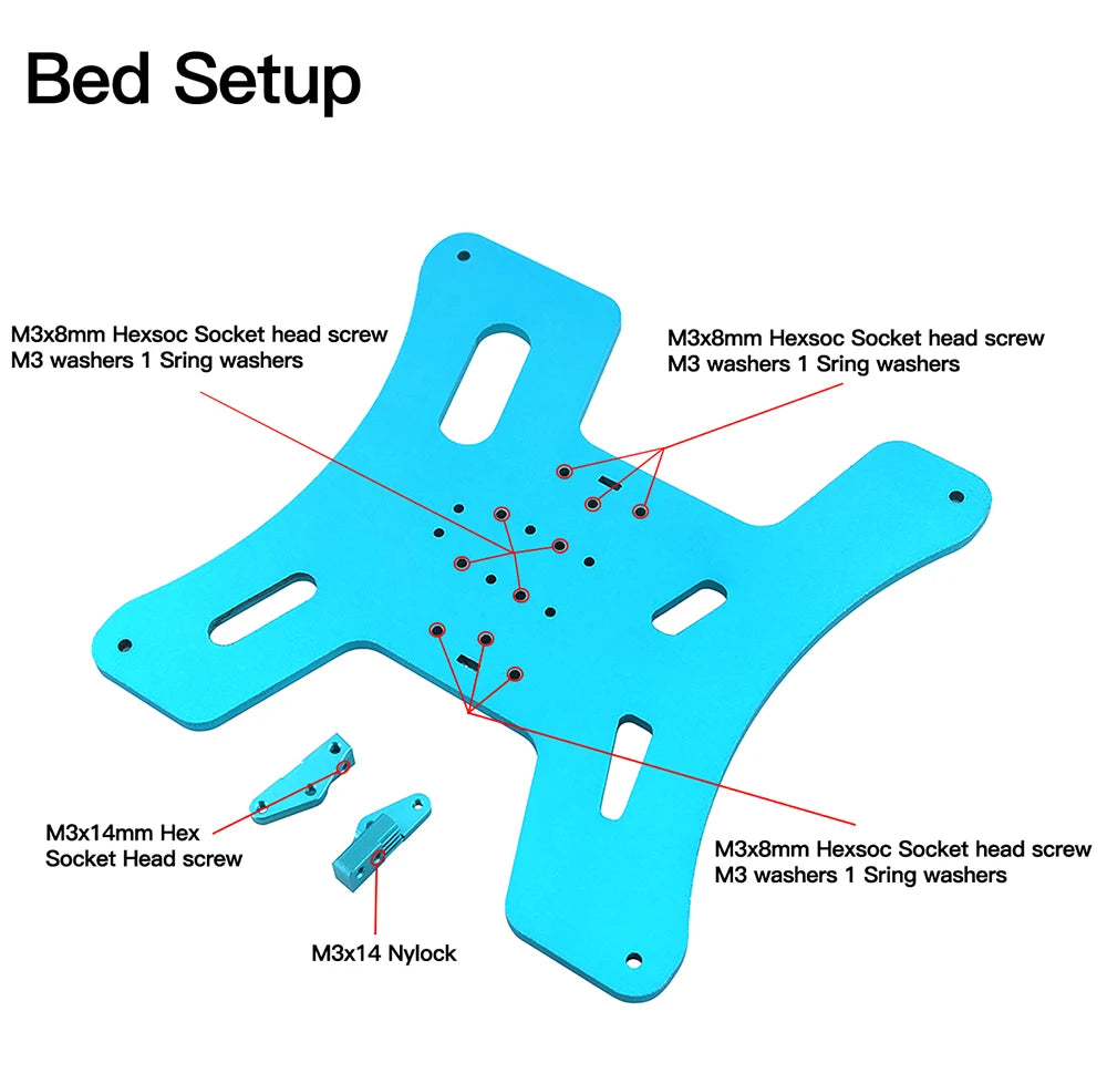 Custom Upgrade Kit BLV 3d Printer Including Gates X/Ybelts Screws And Aluminum Plates, Brand Linear Rails For Ender 3 Pro Manufacturer