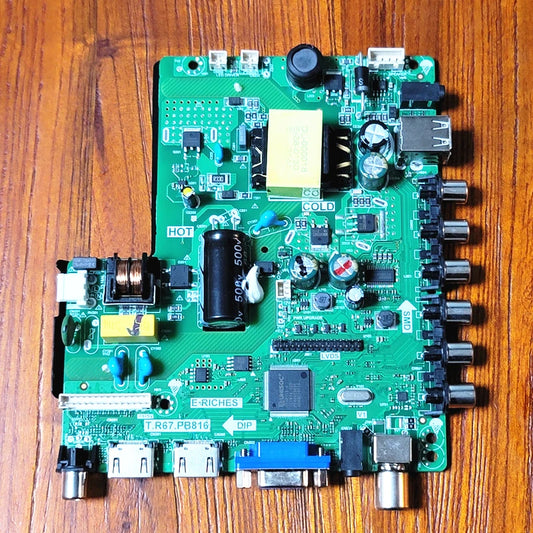 Custom    New 32 inch LCD TV common motherboard T.R67.PB816  T.R83.PB816  Complimentary remote controlManufacturer
