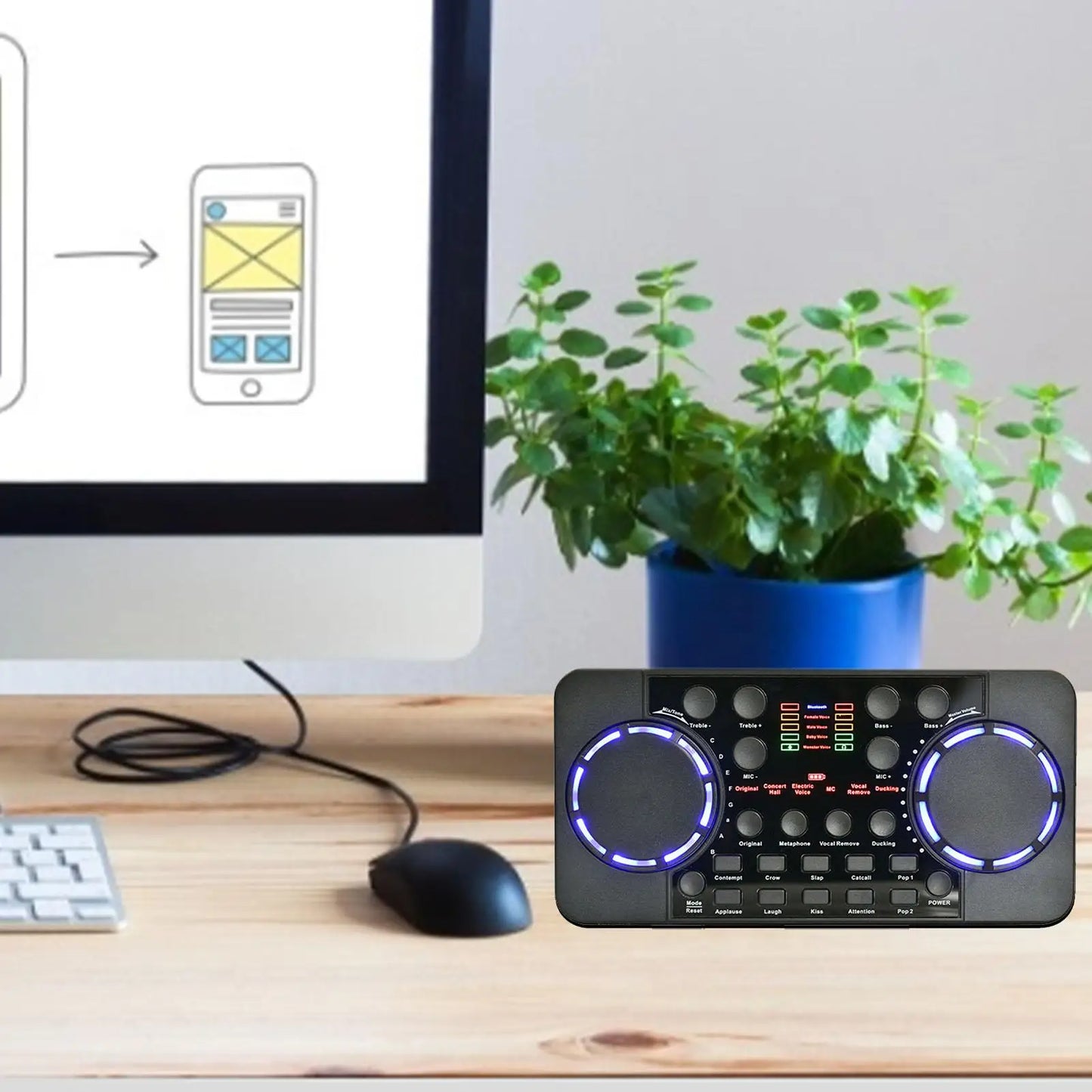 Custom LT V300 Pro Live Streaming Sound Card 10 Sound Effects 4.0 Audio Interface Mixer For DJ Music Studio Recording Karaoke Manufacturer
