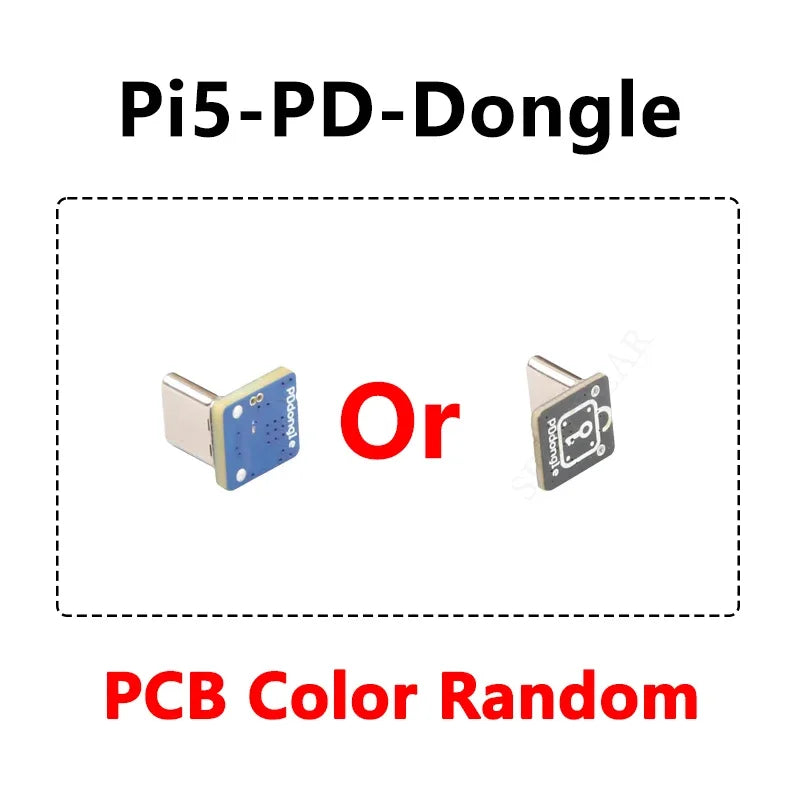 Custom Raspberry Pi 5 Type-C PD Dongle Power Adapter with Trigger Activation UPS/POE GPIO Support Non-PD Error Warning