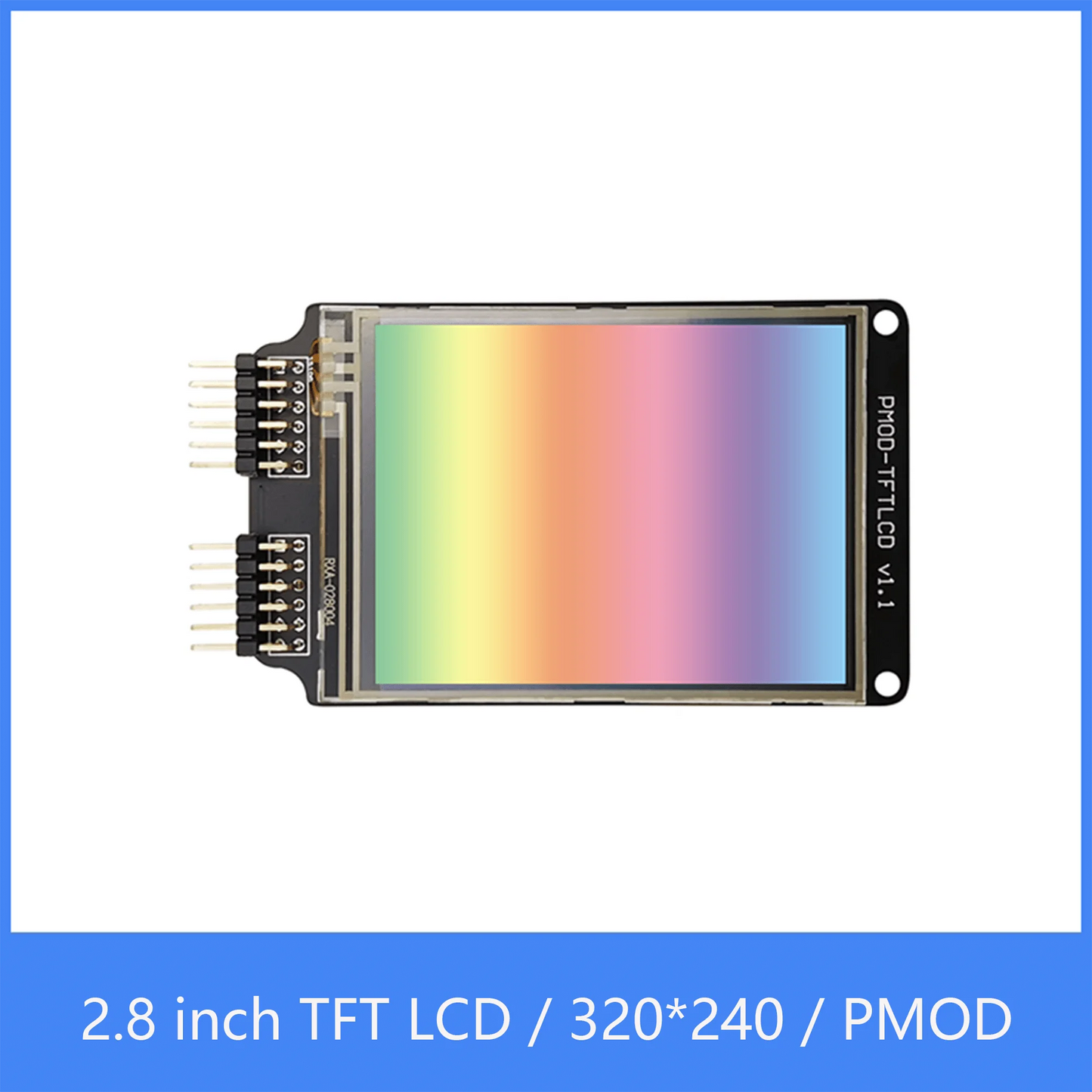 Custom PMOD-TFTLCD Expansion Board iCESugar FPGA Expansion Module Standard PMOD Interface 2.8 inch TFT LCD 320*240 Resolution SPI Manufacturer